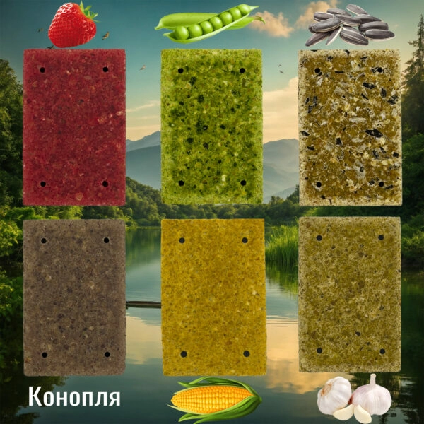 Прикормка Carpomaniya Жмых кукурузный 10куб. Premium 450 г (Mix) 3