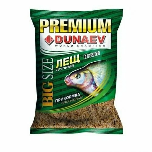 Прикормка фидерная Dunaev Premium Bream 1 кг (Лещ Крупная фракция)
