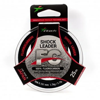 Повод. мат. флюрокарбоновый Intech FC Shock Leader  25м