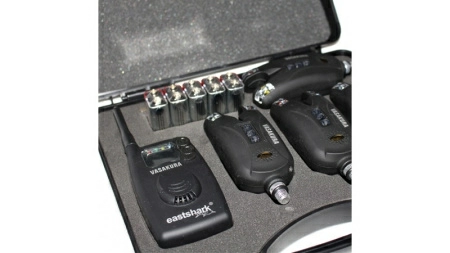 Набор эллектронных сигнализаторов  с пейджером 4+1 (в кейсе) EastShark TLI-17 Multicolor 4