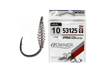 Крючки с колечком Owner Spring Chinu Size 8 Никель 