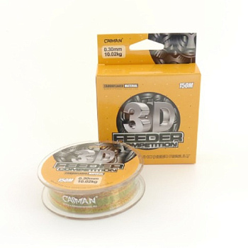 Леска Caiman Competition Feeder 3D  150м 10,02кг/0,30мм (Хамелеон) 