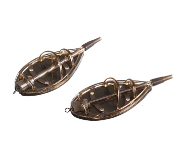 Набор флэт кормушек F-fishing Flat feeder Large  50гр+60гр