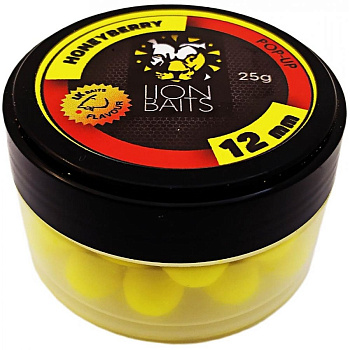Бойлы плавающие Lion Baits   HoneyBerry 8мм 25 г (Мед-земляника) 