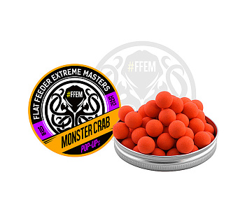 Бойлы плавающие FFEM Baits   Monster Crab 10мм 25 г (Чудовищный краб) 