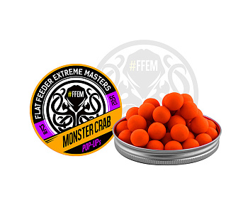 Бойлы плавающие FFEM Baits   Monster Crab 12мм 40 г (Чудовищный краб) 