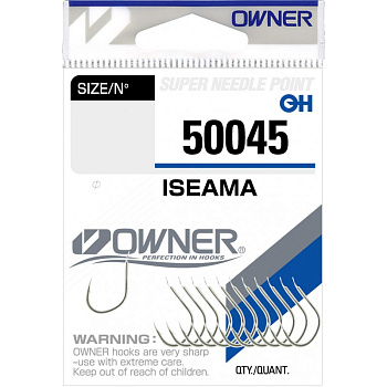 Крючки с лопаткой Owner ISEAMA nickel 50045 Size 12  