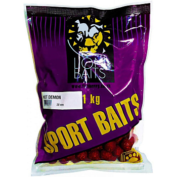 Бойлы тонущие Lion Baits  SPORT BAITS HOT DEMON 20мм 1 кг (Хот демон) 