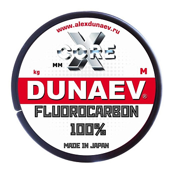 Леска Dunaev Fluorocarbon  30м 3,7 кг./0,205мм Прозрачная 