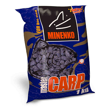 Пеллетс Minenko Master Carp Mussel 14мм 1 кг (Ракушка)   Темный