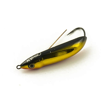 Блесна незацепляйка Caiman Grass 70 мм 14гр. color: 032 латунь