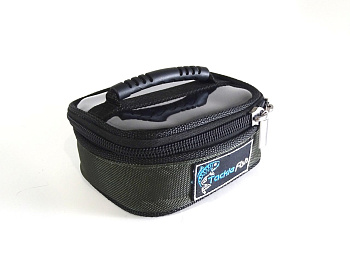 Сумка для аксессуаров Tackle Fish Lead Bag (M), прозрачная 23х15х8см 