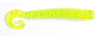 Силиконовая приманка Твистер Lucky John Pro Series Ballist 3.3in 84 мм съедоб (S15 Chartreuse Red)1