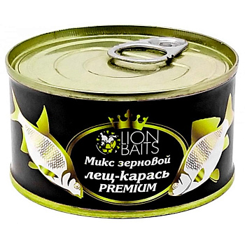 Зерновая смесь Premium Lion Baits  Bream-crucian 140 г (Лещ-карась) 