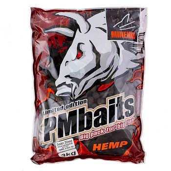 Бойлы пылящие Minenko PMbaits Hemp 20мм 3 кг (Конопля) 