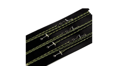 Готовый монтаж  EastShark Leadcore & swivel rings 35lb 013 3шт1