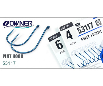 Крючки с колечком Owner PINT HOOK Size 8  