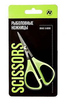 Ножницы для моно и плетеных материалов VN Tackle SCISSORS Braid & Mono 