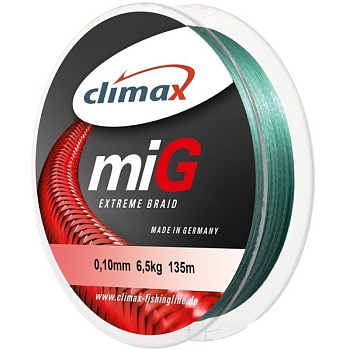 Плетеный шнур Climax Mig Braid NG  100м 19кг/0,25мм (Серо-зеленый) 