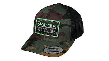 Бейсболка Zemex  6606CA GREEN CAMO One size Камуфляж