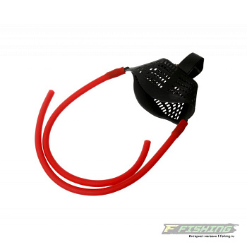 Запасная резина для рогатки   F-fishing Strong Red Elastic With Pounch