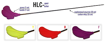 Удилище зимнее (блеснилка) Bravo Fishing HLC-Y хлыст 35см  