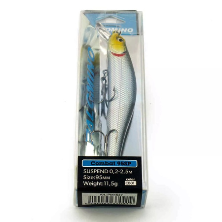 Воблер Palomino Combat 95SP 11,5гр 0,2-2,5м цвет 1 2