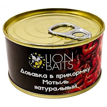 Добавка в прикормку Lion Baits  Мотыль натуральный 140 мл добавка
