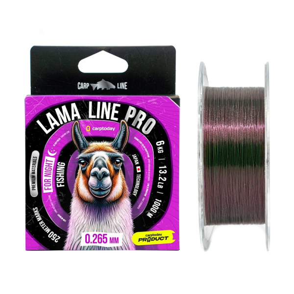 Леска CARPTODAY Lama Line Pro  1000м 7,0кг 0,265мм (Хамелеон)