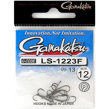 Крючки с колечком Gamakatsu LS-1223F Ring Eye Serie Size 14  