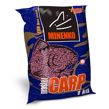 Пеллетс Minenko Master Carp Garlic 5мм 1 кг (Чеснок)   Меланжевый