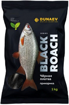 Прикормка фидерная Dunaev Black Series  Roach 1 кг (Плотва черная) 