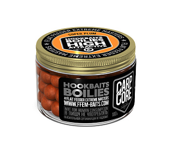Бойлы тонущие FFEM Baits насадочные Hookbaits Boilie Super Plum 13мм 100 г (Супер Слива) 