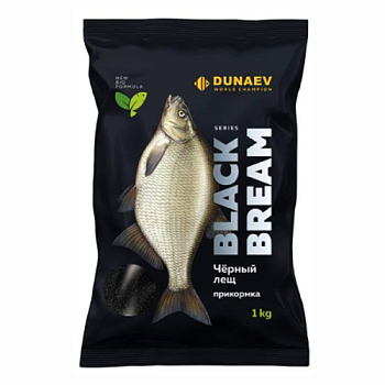 Прикормка фидерная Dunaev Black Series  Bream 1 кг (Лещ Черный) 