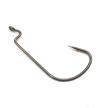 Крючок офсетный Рыболовная империя Fish_Emp OFFSET Size 6 Никель 5шт