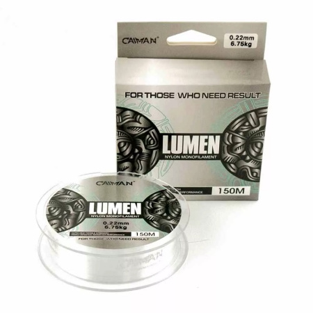 Леска Caiman Lumen  150м 6,75 кг0,22мм (Прозрачный)