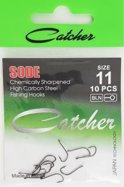 Крючки Catcher SODE  Size 11 Черный никель