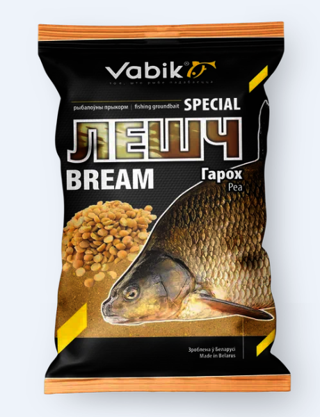 Прикормка сыпучая Vabik Special Лещ  1 кг (Горох) 1