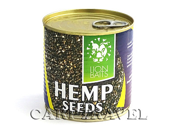 Зерновая смесь Lion Baits  Hemp seeds 430 г (Конопля) 
