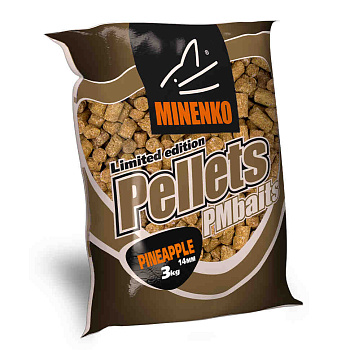 Пеллетс Minenko PMbaits Pineapple 14мм 3 кг (Ананас)   Желтый