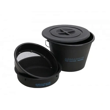 Набор ведро+крышка+сито F-fishing Armadale Bucket Set With Plastic Riddle  25л 