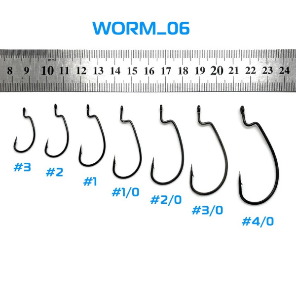 Крючок офсетный Stealer WORM 06