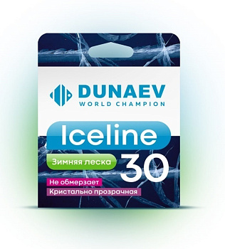 Леска зимняя Dunaev Ice Line  30м /0,08мм (Прозрачный) 