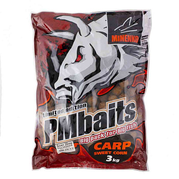 Бойлы пылящие Minenko PMbaits Sweet corn 26мм 3 кг (Кукуруза) 