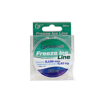 Леска зимняя F-Fishing Freeze Ice Line  30м 0,93 кг/0,105мм (Прозрачный) 