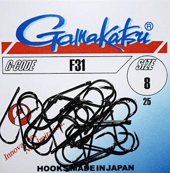 Крючки с колечком Gamakatsu F31 Size 16  