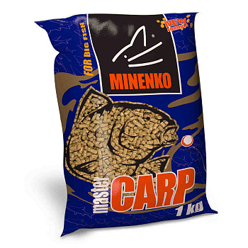 Пеллетс Minenko Master Carp Sweet corn 5мм 1 кг (Сладкая кукуруза)   Желтый