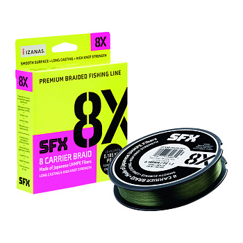 Плетеный шнур Sufix SFX 8X  135м 25,6кг/0,33мм (Зеленый) 