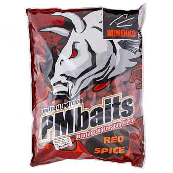 Бойлы пылящие Minenko PMbaits Red Spice 26мм 3 кг (Красные специи) 