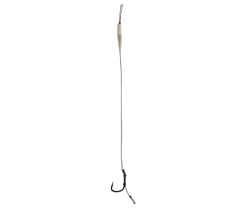 Крючок с поводком Carp Pro Sinking Braid Wide Gape Size 8 Тефлон  Быстротонущий 30Lb 15см
